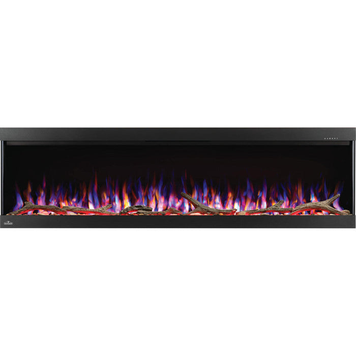 Napoleon TriVista Pictura 60" Wall Mount / Wall Hanging Electric Fireplace | NEFL60H-3SV - Detail View