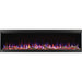 Napoleon TriVista Pictura 60" Wall Mount / Wall Hanging Electric Fireplace | NEFL60H-3SV - Detail View