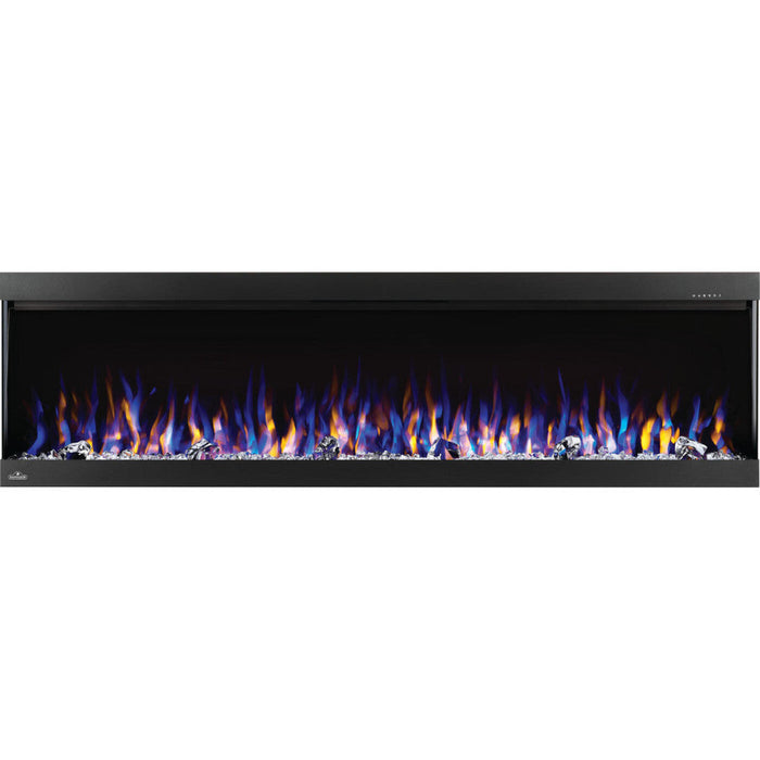 Napoleon TriVista Pictura 60" Wall Mount / Wall Hanging Electric Fireplace | NEFL60H-3SV - Close-Up