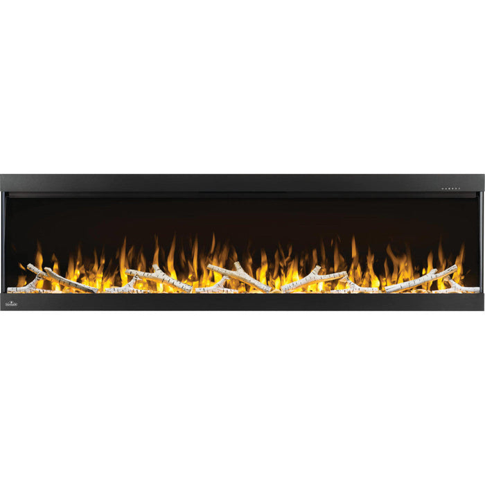 Napoleon TriVista Pictura 60" Wall Mount / Wall Hanging Electric Fireplace | NEFL60H-3SV - Side View