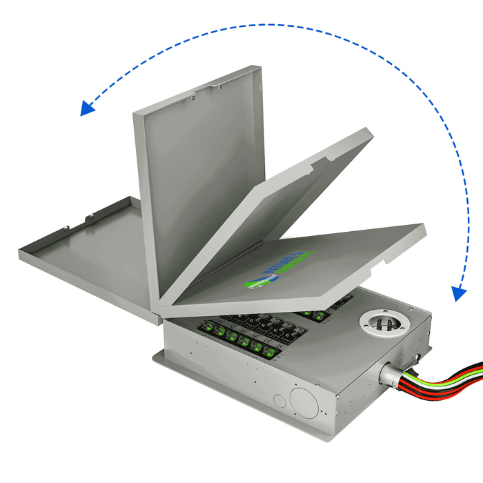 12-Circuit 120/240V 30A Non-Automatic Transfer Switch