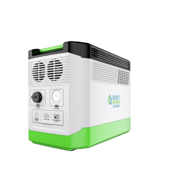 Nature's Generator High Capacity Expandable Lithium 1800 Power Station Solar Generator - Dimensions