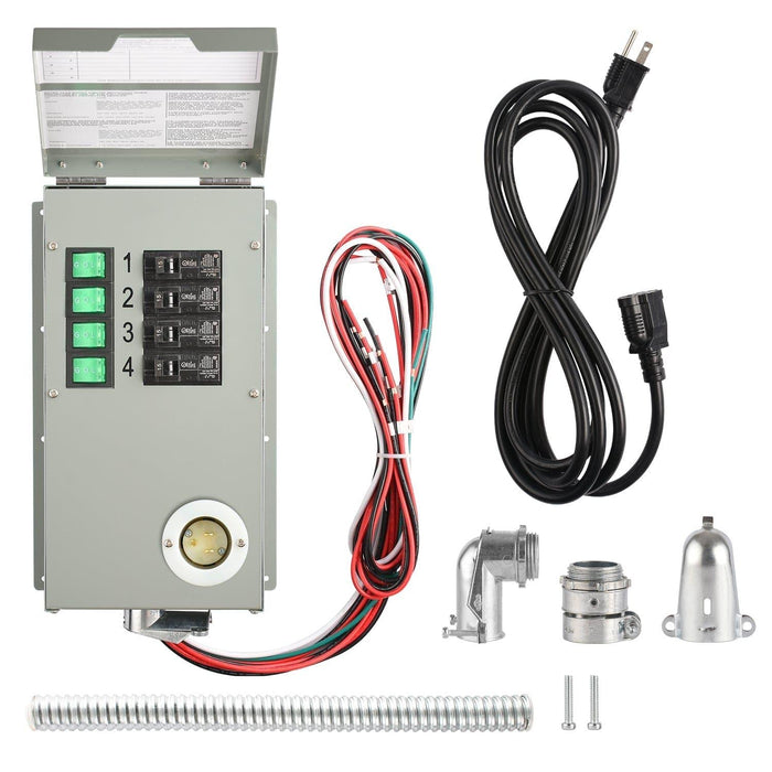 High Capacity Lithium 1800 Solar Generator and Transfer Switch