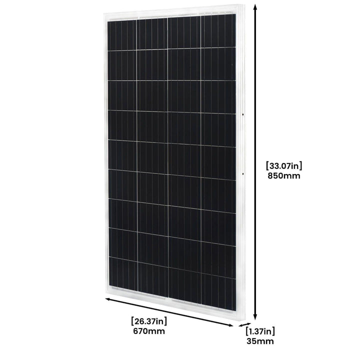 Nature's Generator 200W Rigid Solar Panels w/ cable and connector - Detail View 2