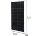 Nature's Generator 200W Rigid Solar Panels w/ cable and connector - Detail View 2