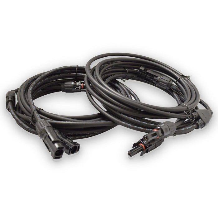 Nature's Generator 10ft MC4 Branch Cables - Close-Up