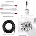 Nature's Generator 350W Wind Turbine - Dimensions