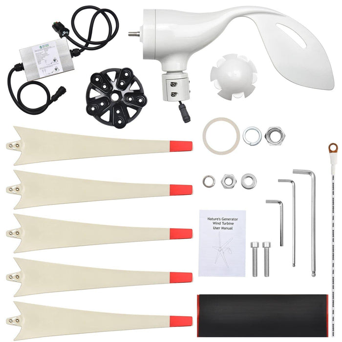 Nature's Generator 150W Wind Turbine Electronics - Lifestyle View