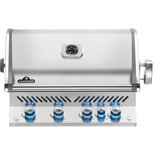 Napoleon built-in Prestige PRO 500 propane gas grill head BIPRO500RBPSS-3 stainless steel