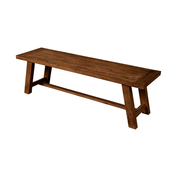 Alpine Furniture Newberry Bench, Medium Brown