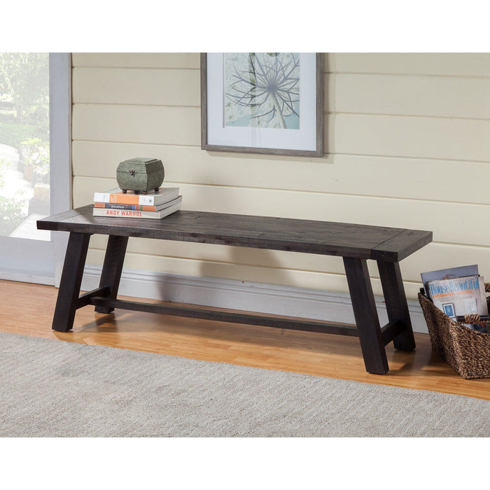 Alpine Furniture Newberry Bench, Salvaged Grey