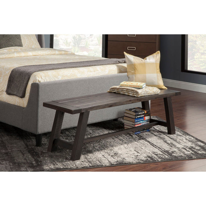 Alpine Furniture Newberry Bench, Salvaged Grey