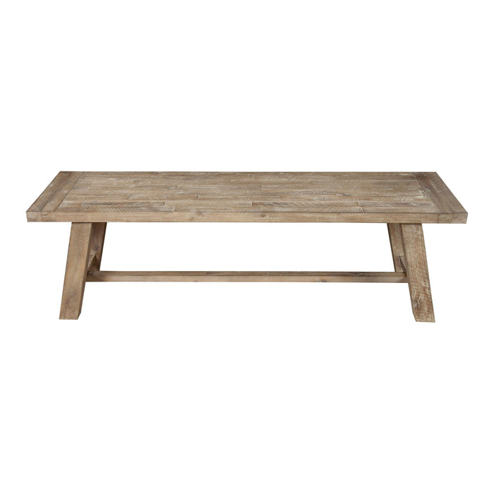 Alpine Furniture Newberry Bench, Weathered Natural
