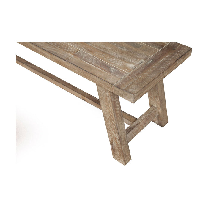 Alpine Furniture Newberry Bench, Weathered Natural