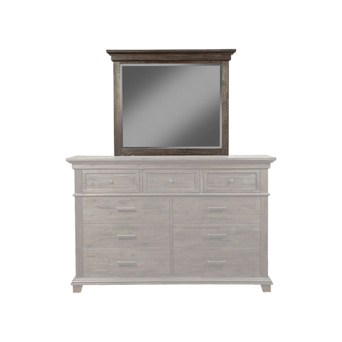Alpine Furniture Newberry Mirror, Salvaged Grey