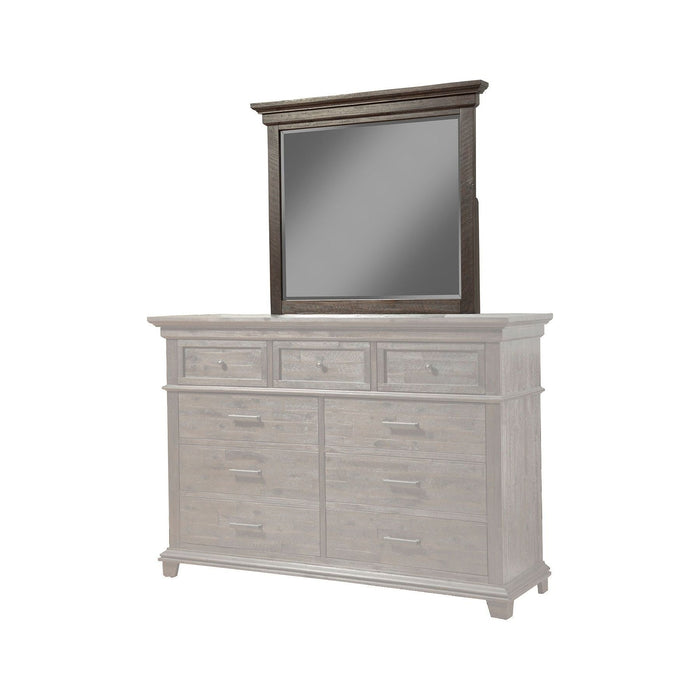 Alpine Furniture Newberry Mirror, Salvaged Grey