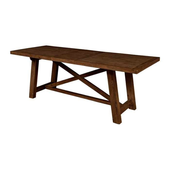 Alpine Furniture Newberry Rectangular Dining Table, Medium Brown