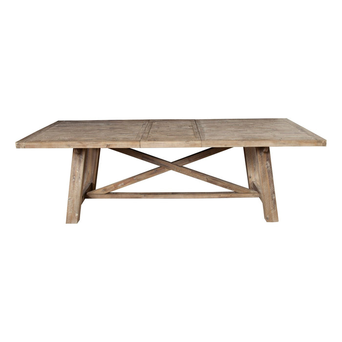 Alpine Furniture Newberry Rectangular Dining Table, Weathered Natural