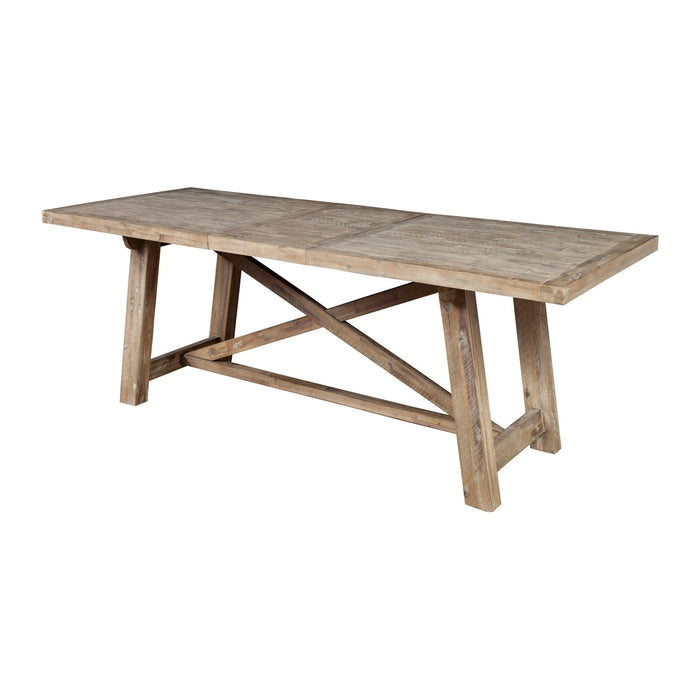 Alpine Furniture Newberry Rectangular Dining Table, Weathered Natural