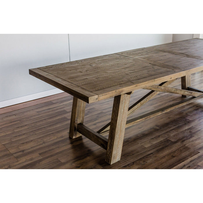 Alpine Furniture Newberry Rectangular Dining Table, Weathered Natural