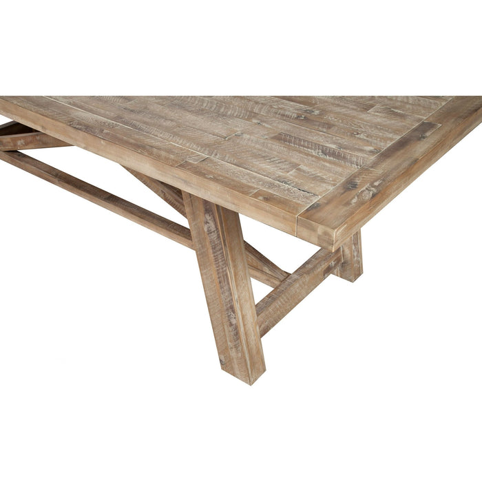 Alpine Furniture Newberry Rectangular Dining Table, Weathered Natural