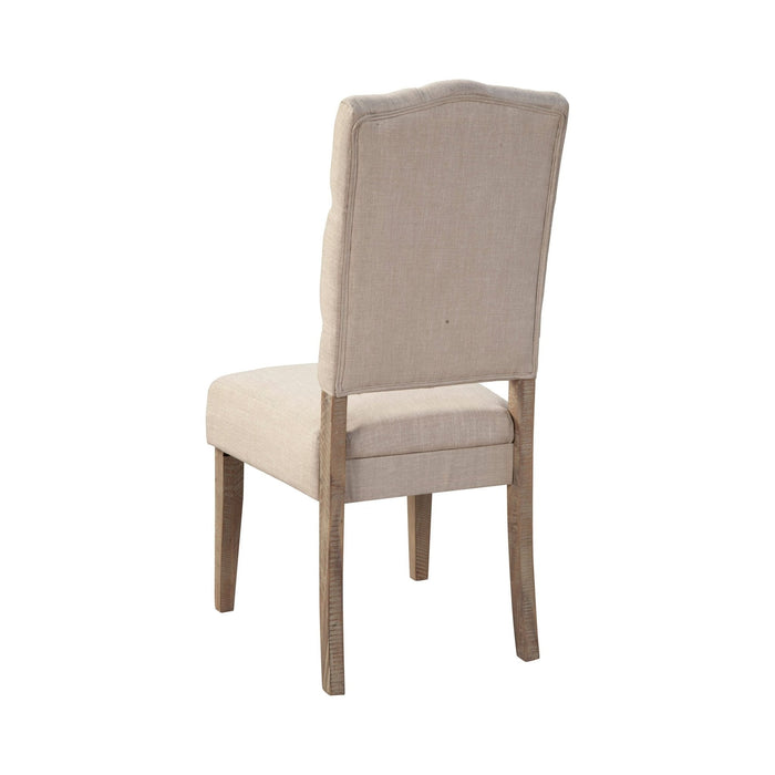 Alpine Furniture Newberry Side Chairs, Weathered Natural