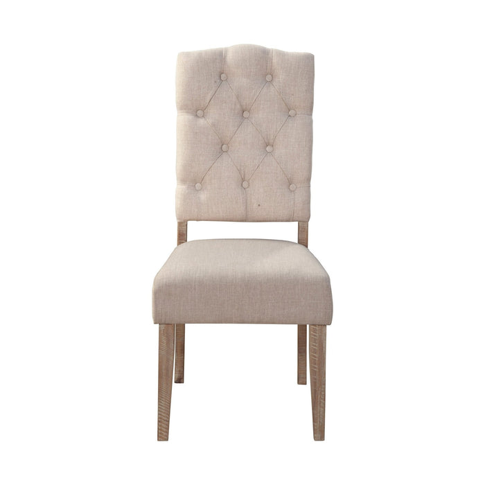 Alpine Furniture Newberry Side Chairs, Weathered Natural