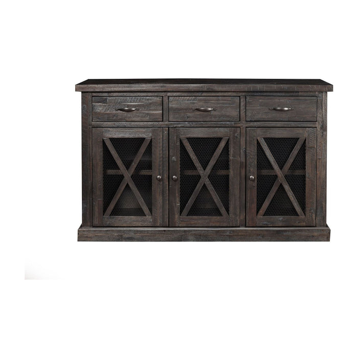 Alpine Furniture Newberry Sideboard, Salvaged Grey
