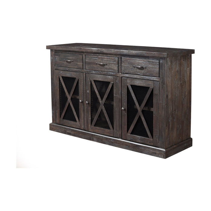 Alpine Furniture Newberry Sideboard, Salvaged Grey