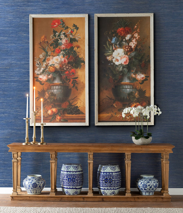 Chinoiserie Garden Stool - Elegant Blue and White Porcelain Accent, Perfect for Style and Sophistication