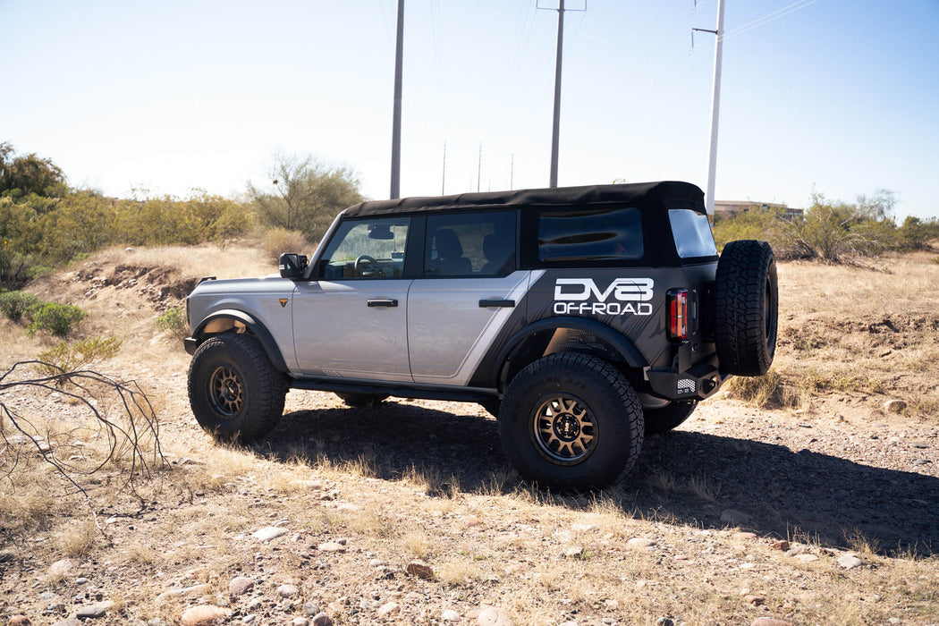 DV8 Offroad 2021-2026 Ford Bronco MTO Series Rear Bumper – on the trail, image 9 of 17