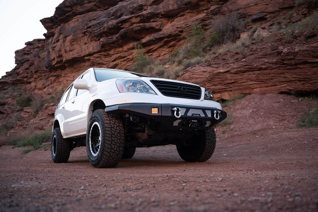 DV8 Offroad 2003-2009 Lexus GX 470 MTO Series Winch Front Bumper – on the trail, image 12 of 20