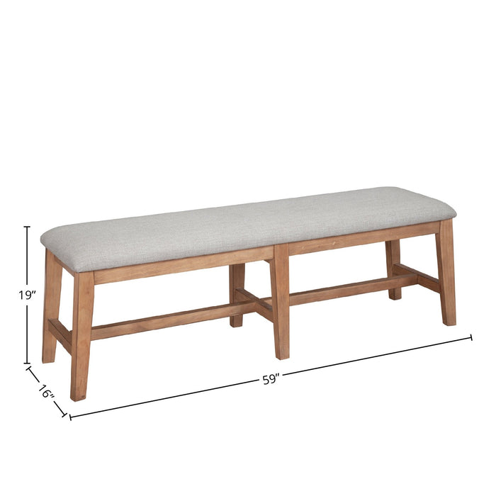 Alpine Furniture Olejo Bench, Natural