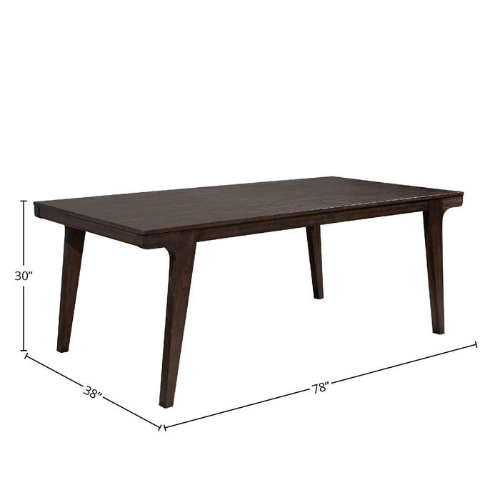 Alpine Furniture Olejo Dining Table, Chocolate