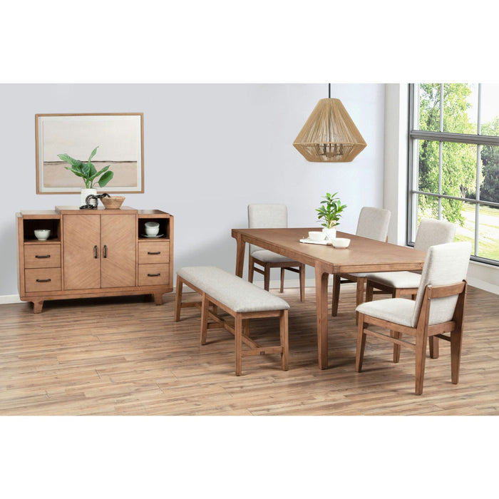 Alpine Furniture Olejo Dining Table, Natural