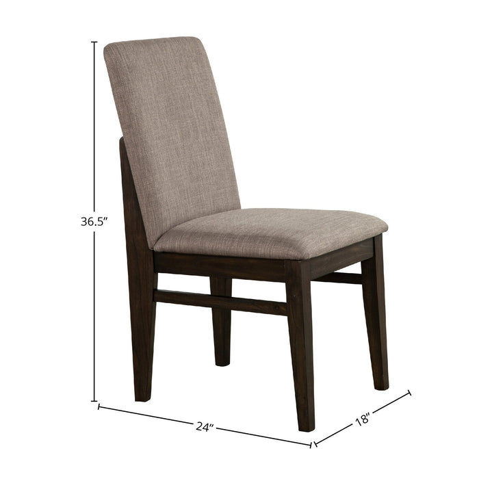 Alpine Furniture Olejo Side Chairs, Chocolate