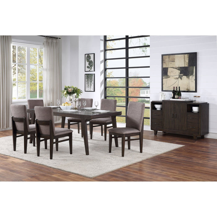 Alpine Furniture Olejo Side Chairs, Chocolate