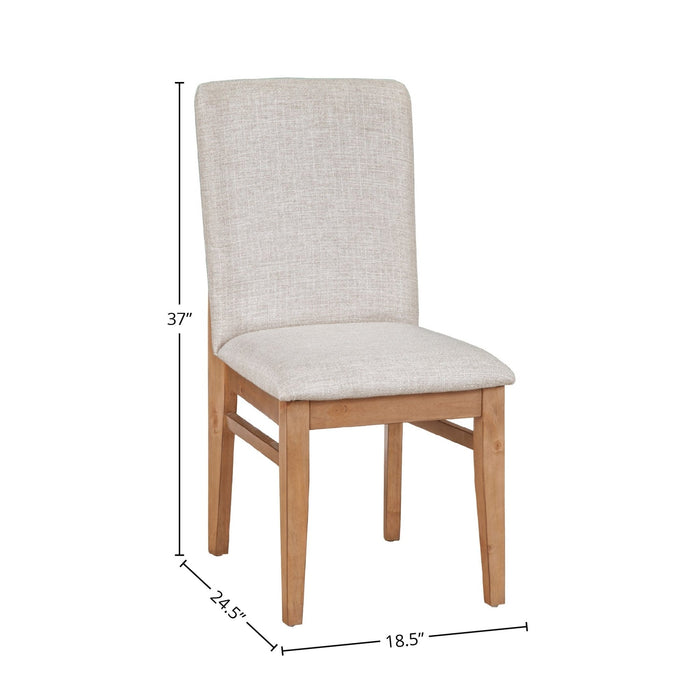 Alpine Furniture Olejo Side Chairs, Natural