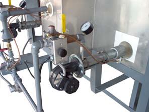Olympic Kilns 200K BTU Blower Burner for DownDraft Gas Kilns (Installed), photo 2