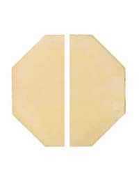 Olympic Kilns 20H Oval Half Kiln Shelf