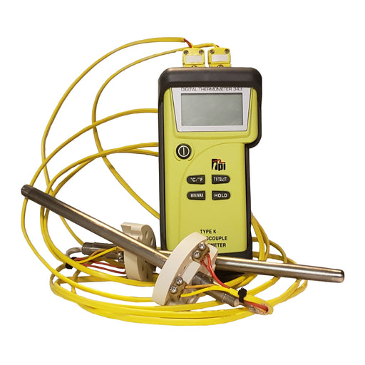 Olympic Kilns Digital Pyrometer with Type K Thermocouples