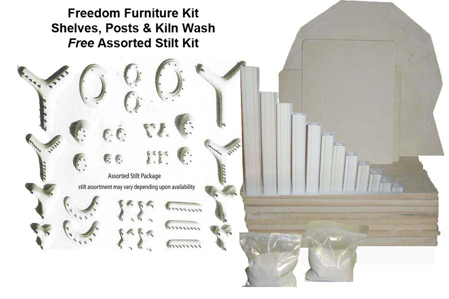 Olympic Kilns Freedom 2827HE Electric Kiln Package, photo 3