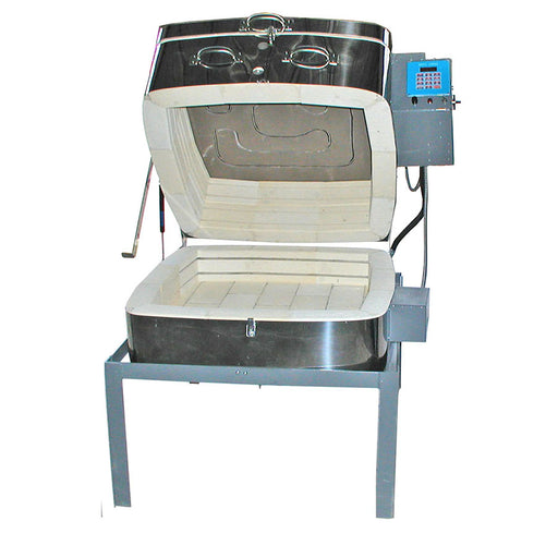 Olympic Kilns GF214ETLC Square Glass Kiln with Clamshell Lid