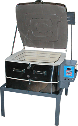 Olympic Kilns GF214ETLC Square Glass Kiln with Clamshell Lid, photo 2
