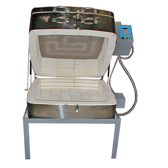 Olympic Kilns GF514ETLC Square Glass Kiln with Clamshell Lid