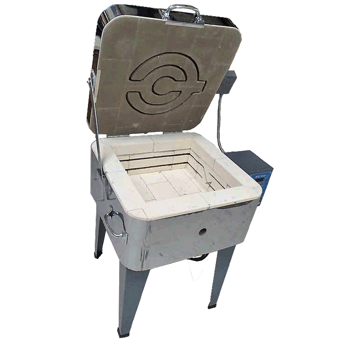 Olympic Kilns Quatro 16 120V Square Glass Kiln