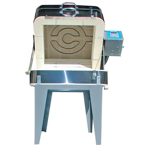Olympic Kilns Square 186GFETLC 120V Glass Kiln with Clamshell Lid