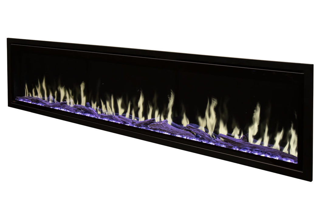 Orion Slim 76" Heliovision Virtual Recessed / Wall Mount Electric Fireplace - view 19