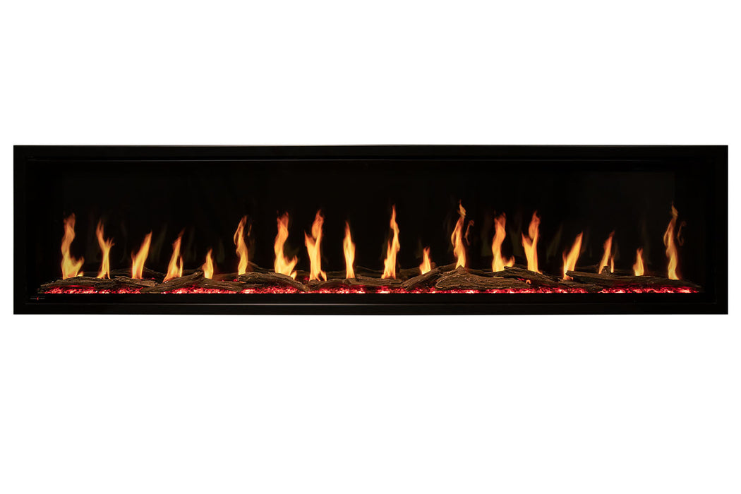 Orion Slim 76" Heliovision Virtual Recessed / Wall Mount Electric Fireplace - view 17