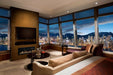 Orion Slim 76" Heliovision Virtual Recessed / Wall Mount Electric Fireplace - control panel detail